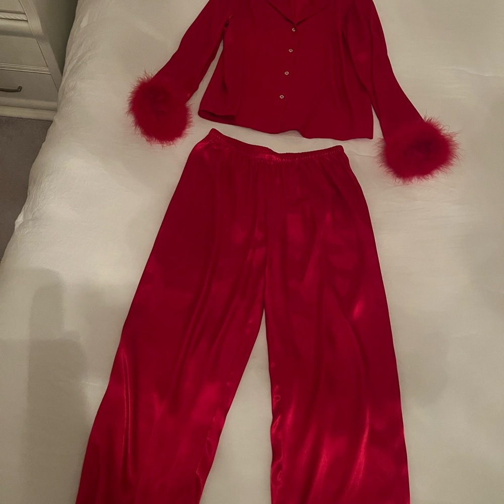 In Bloom by Jonqui
 Women's Silk Pajama Set Valentine’s Day